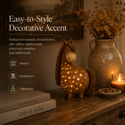 Vintage Horse Accent Light