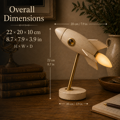 Vintage Rocket Accent Light