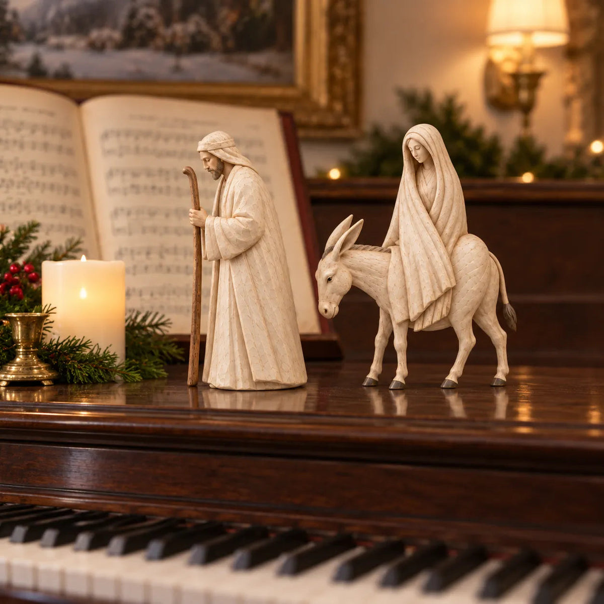 ✝️ Road to Bethlehem™ | Mary & Joseph Nativity Figurines