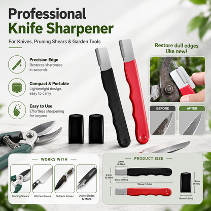 3-in-1 Knife Sharpener 🔪 – Quick Edge Care for Dull Blades