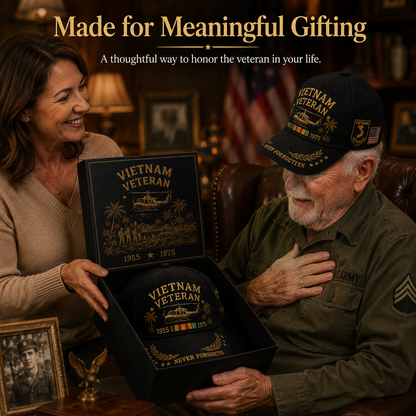 🇺🇸🎖️ Vietnam Veteran 1955–1975 Memorial Cap