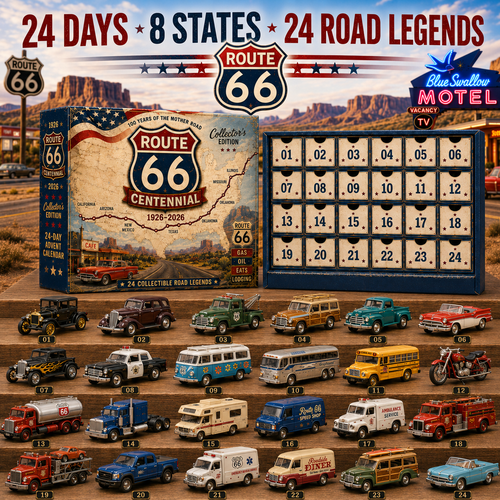 🏁 Route 66 100th Anniversary Collection | 24 Icons of the Mother Road · 1926–2026