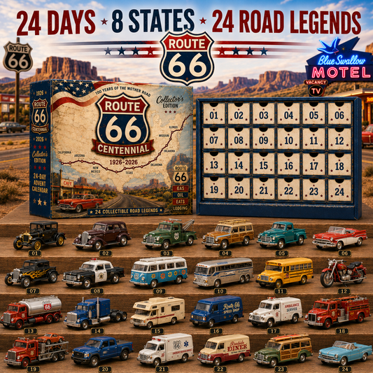 🏁 Route 66 100th Anniversary Collection | 24 Icons of the Mother Road · 1926–2026
