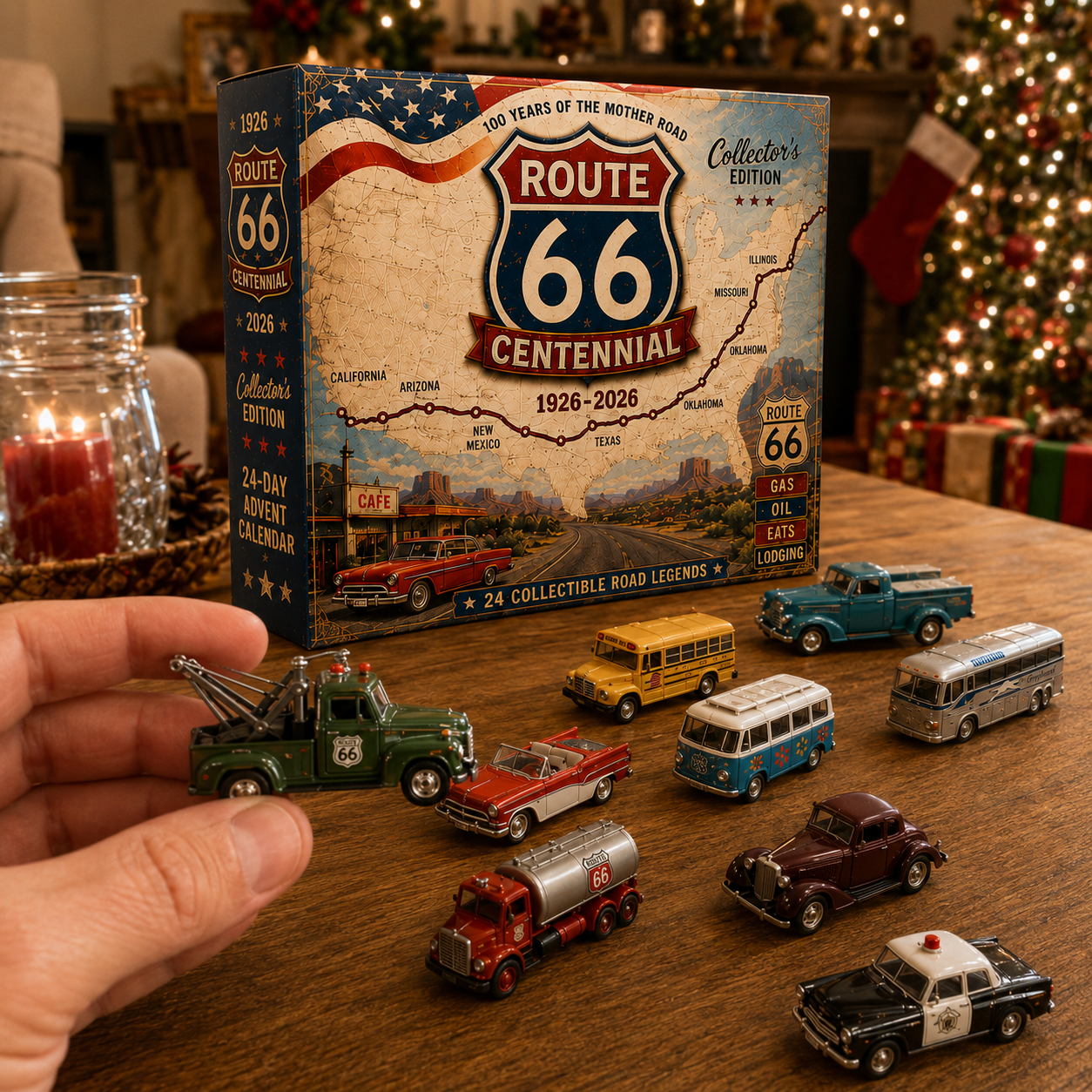 🏁 Route 66 100th Anniversary Collection | 24 Icons of the Mother Road · 1926–2026
