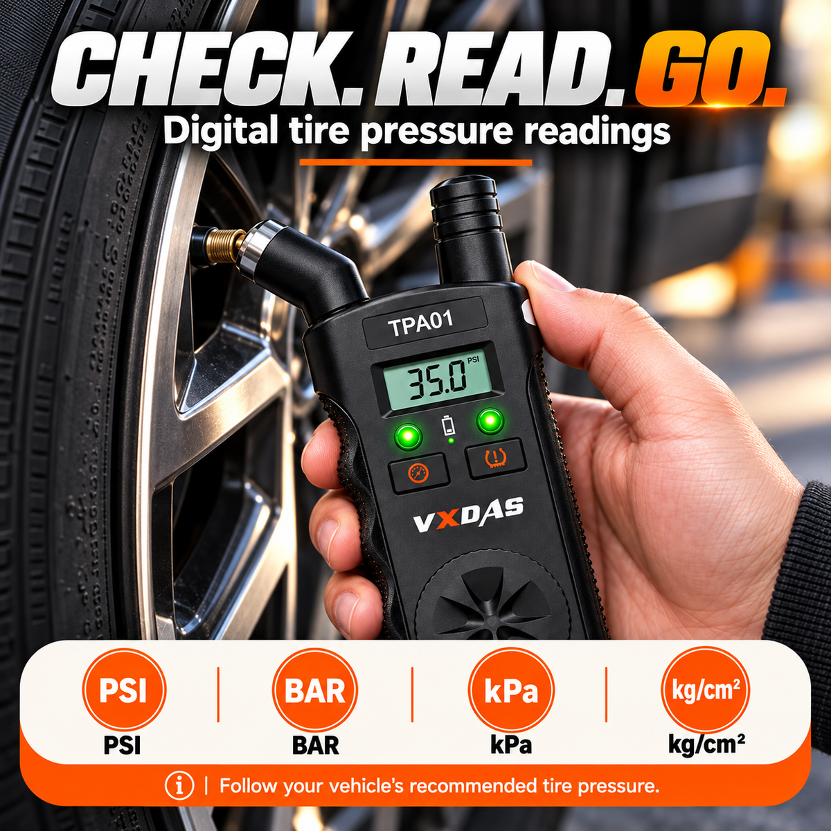 🔧 50% OFF! 2-in-1 TPMS Relearn Tool with Digital Tire Pressure Check