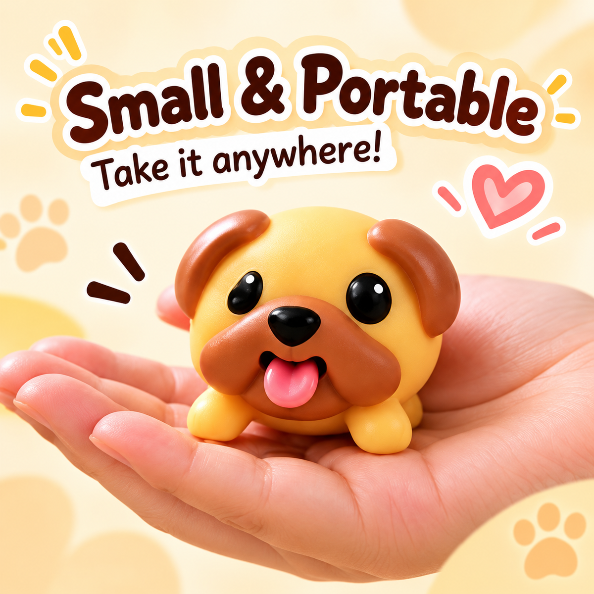 🐶 Pop-Up Tongue Puppy Fidget Toy – Cute Desk Buddy