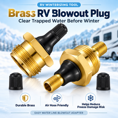 🚐 RV Winterizing Leak Plug – Handy Camper Plumbing Accessory