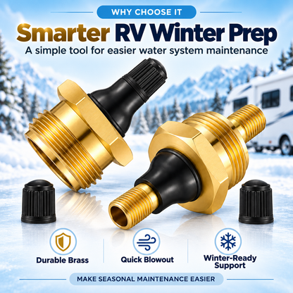 🚐 RV Winterizing Leak Plug – Handy Camper Plumbing Accessory