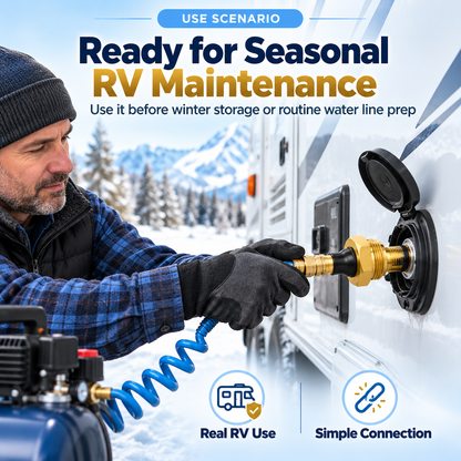 🚐 RV Winterizing Leak Plug – Handy Camper Plumbing Accessory