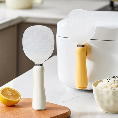 Magnetic Rice Serving Spatula 🍚 – Smart Upright Storage Stand