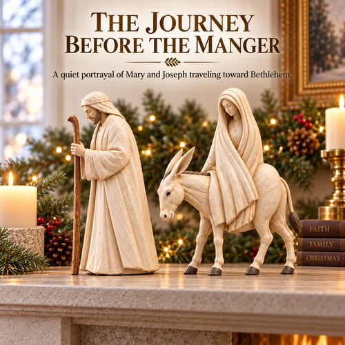 ✝️ Road to Bethlehem™ | Mary & Joseph Nativity Figurines