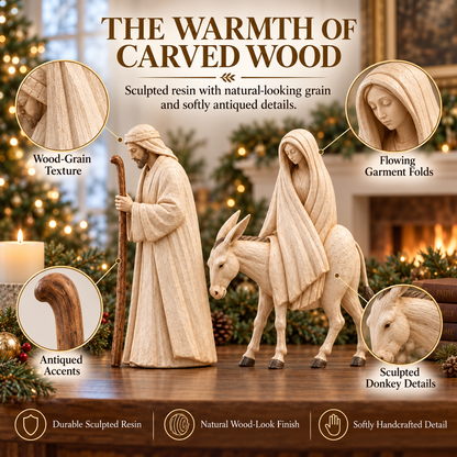 ✝️ Road to Bethlehem™ | Mary & Joseph Nativity Figurines