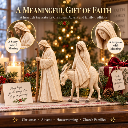 ✝️ Road to Bethlehem™ | Mary & Joseph Nativity Figurines