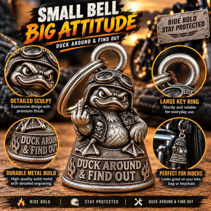 🏍️ Funny Motorcycle Biker Bell – Crazy Rider Gift for Him 🔔