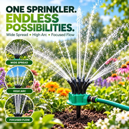 ✨ Create Your Perfect Flow | Adjustable Garden Sprinkler