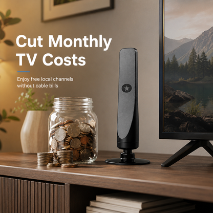 📺 HD Digital TV Antenna  –⚡ Simple Setup, No Monthly Cable Bill