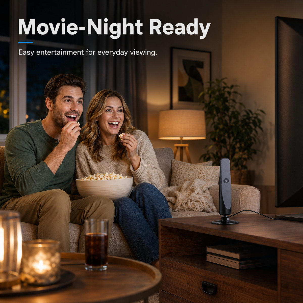🔥No Subscription. No Installation. 📺Just Plug In & 4K/1080P Enjoy Local TV