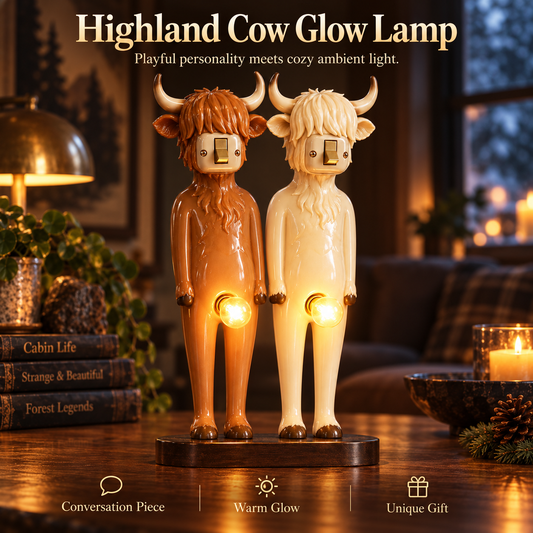 ✨ Quirky Retro Companion Lamp – Cozy Glow & Unique Home Decor