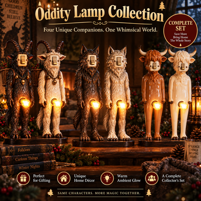 ✨ Quirky Retro Companion Lamp – Cozy Glow & Unique Home Decor