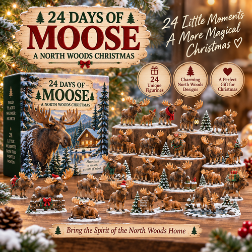 🎁🫎 24 Days of Moose Christmas – 24 Collectible Holiday Surprises