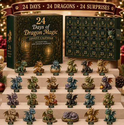 ✨ Enchanted Forest: 24 Days of Tiny Magic | Fantasy Miniature Advent Calendar – 6 Collector Editions