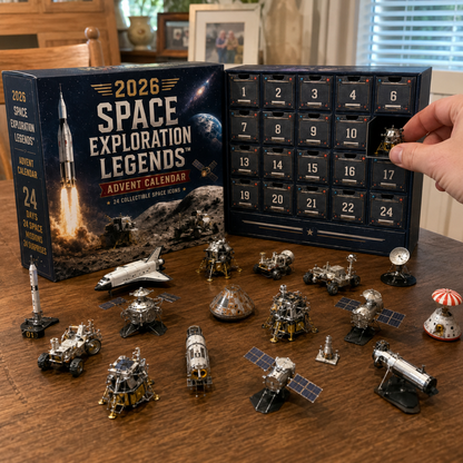 🚀2026 Space Exploration Legends Advent Calendar – 24 Days of Space Missions, 24 Collectible Surprises
