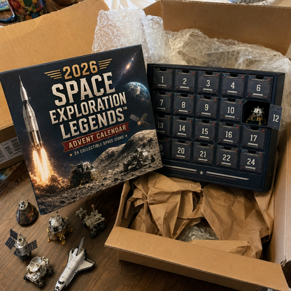 🚀2026 Space Exploration Legends Advent Calendar – 24 Days of Space Missions, 24 Collectible Surprises