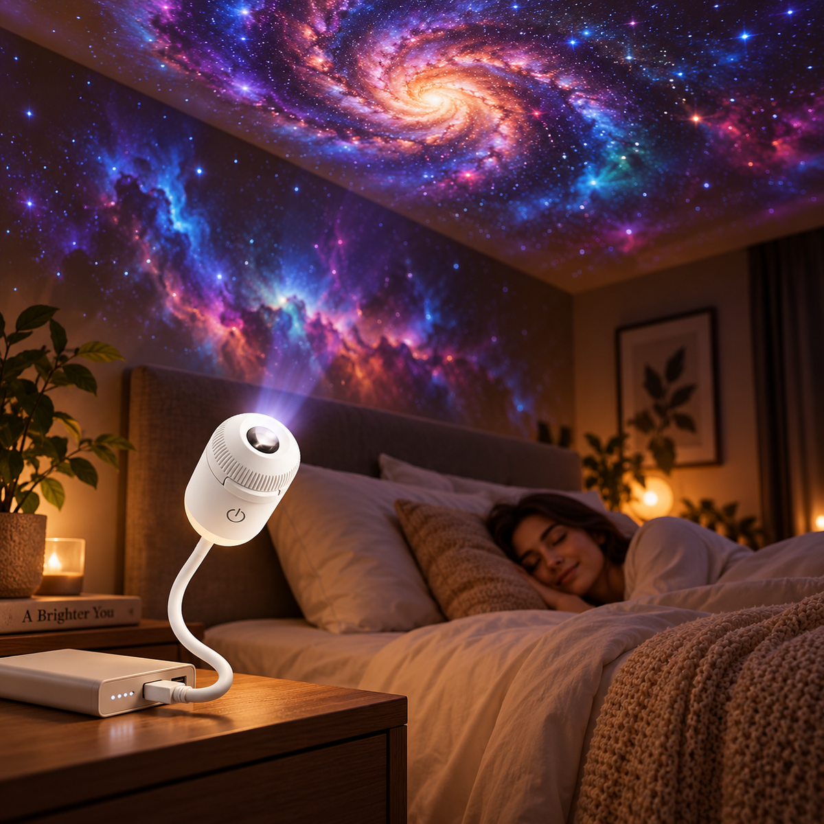 🌌 Dream Star Projector | Galaxy Night Light for Bedroom