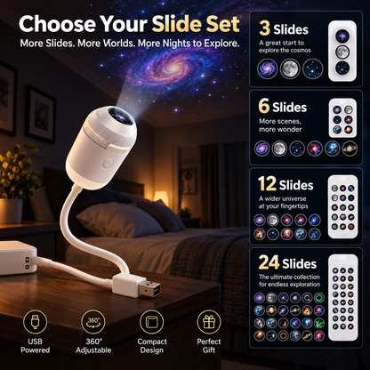 🌌 Dream Star Projector | Galaxy Night Light for Bedroom