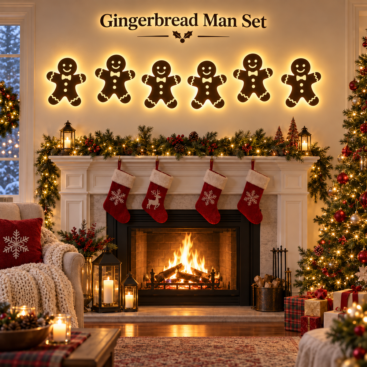 🎄🦌 Magical Reindeer Christmas Wall Light – Cozy Holiday Glow for Your Home ✨