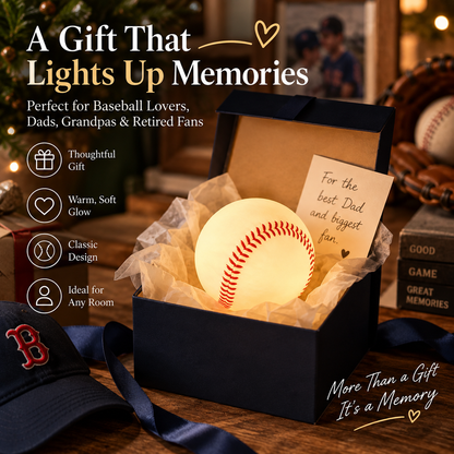 ⚾ Baseball Night Light Gift – Warm Glow for Baseball Lovers