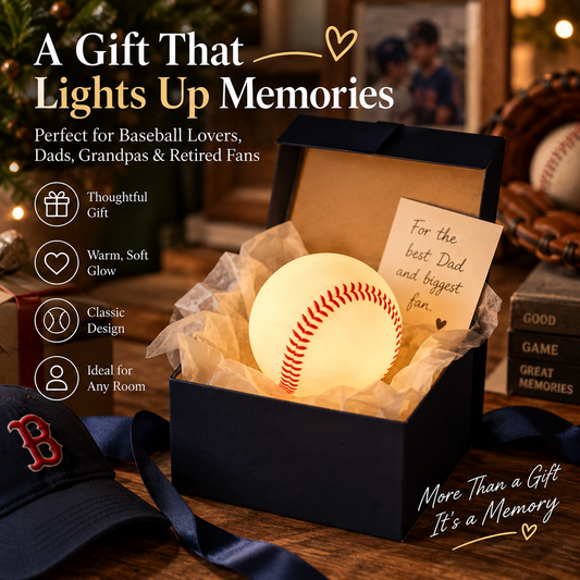 ⚾ Baseball Night Light Gift – Warm Glow for Baseball Lovers