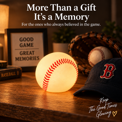 ⚾ Baseball Night Light Gift – Warm Glow for Baseball Lovers