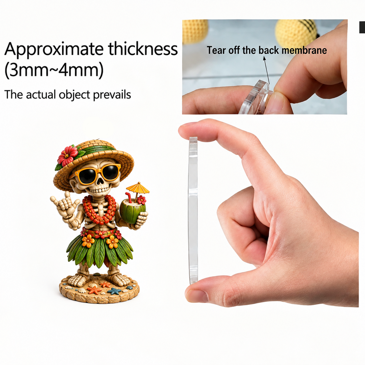 ✨24-Day Christmas Countdown Advent Calendar –Beach Vacation Skeleton Ornament