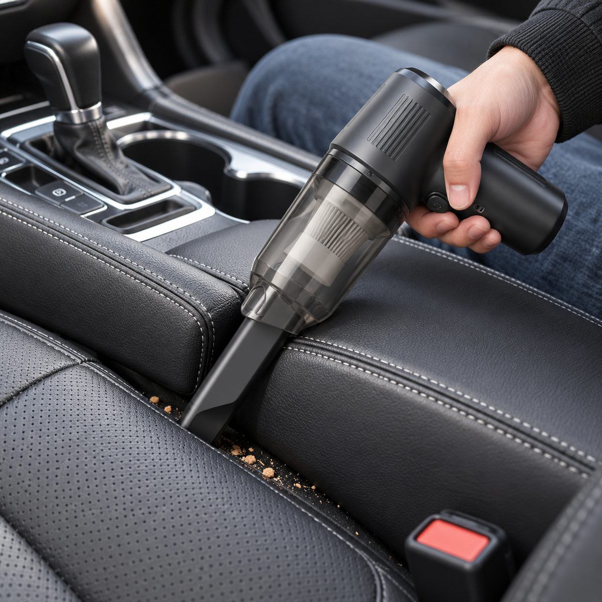 🔥 Wireless Handheld Car Vacuum Cleaner, Portable Cordless Vacuum with Multiple Nozzles