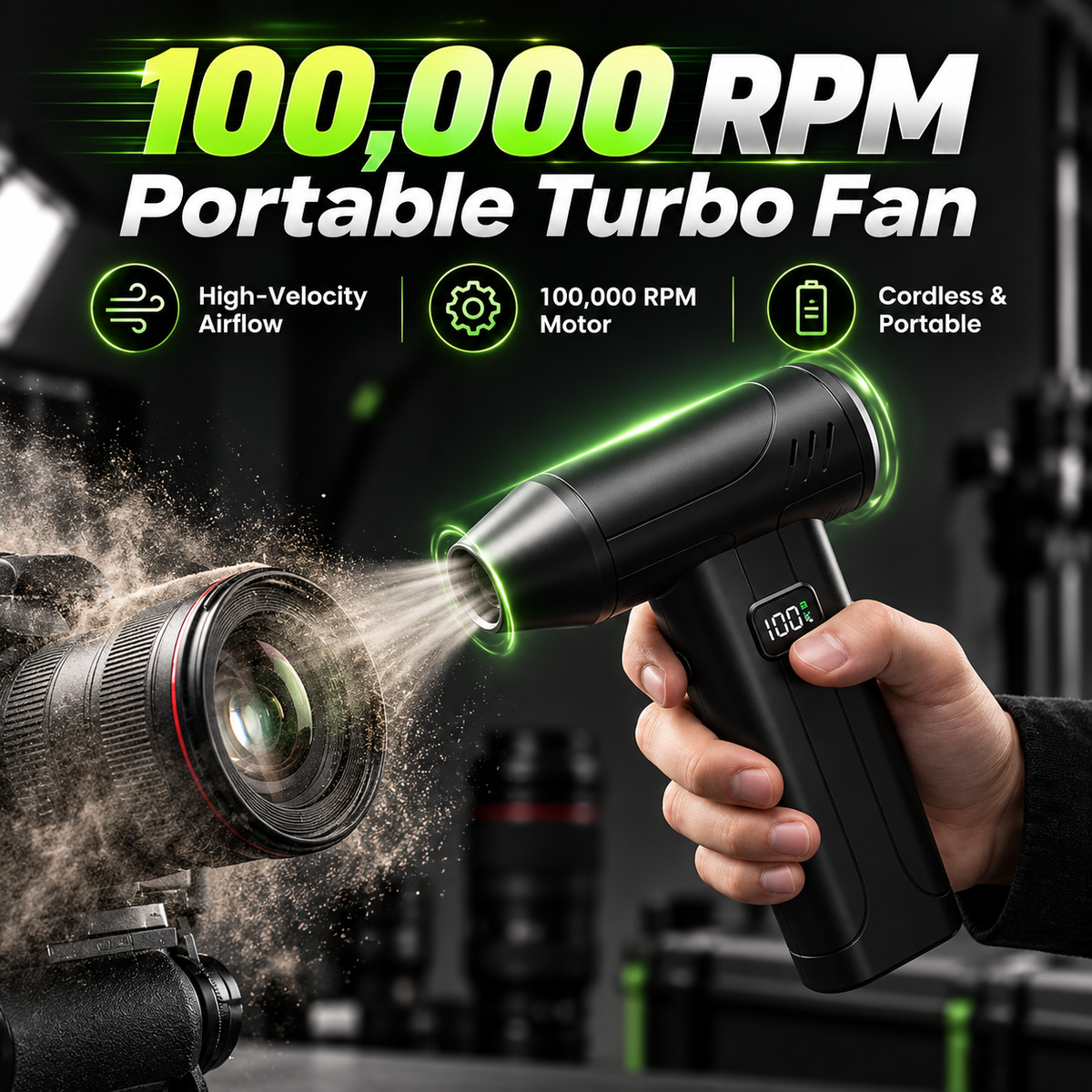 📣 50% OFF Today!🔥HOT SALE⚡High-Speed Air Duster & Blower