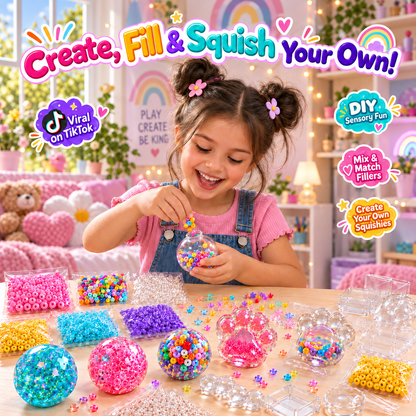 🎨 Kids DIY Squishy Maker Kit – Mix, Fill & Create Your Own