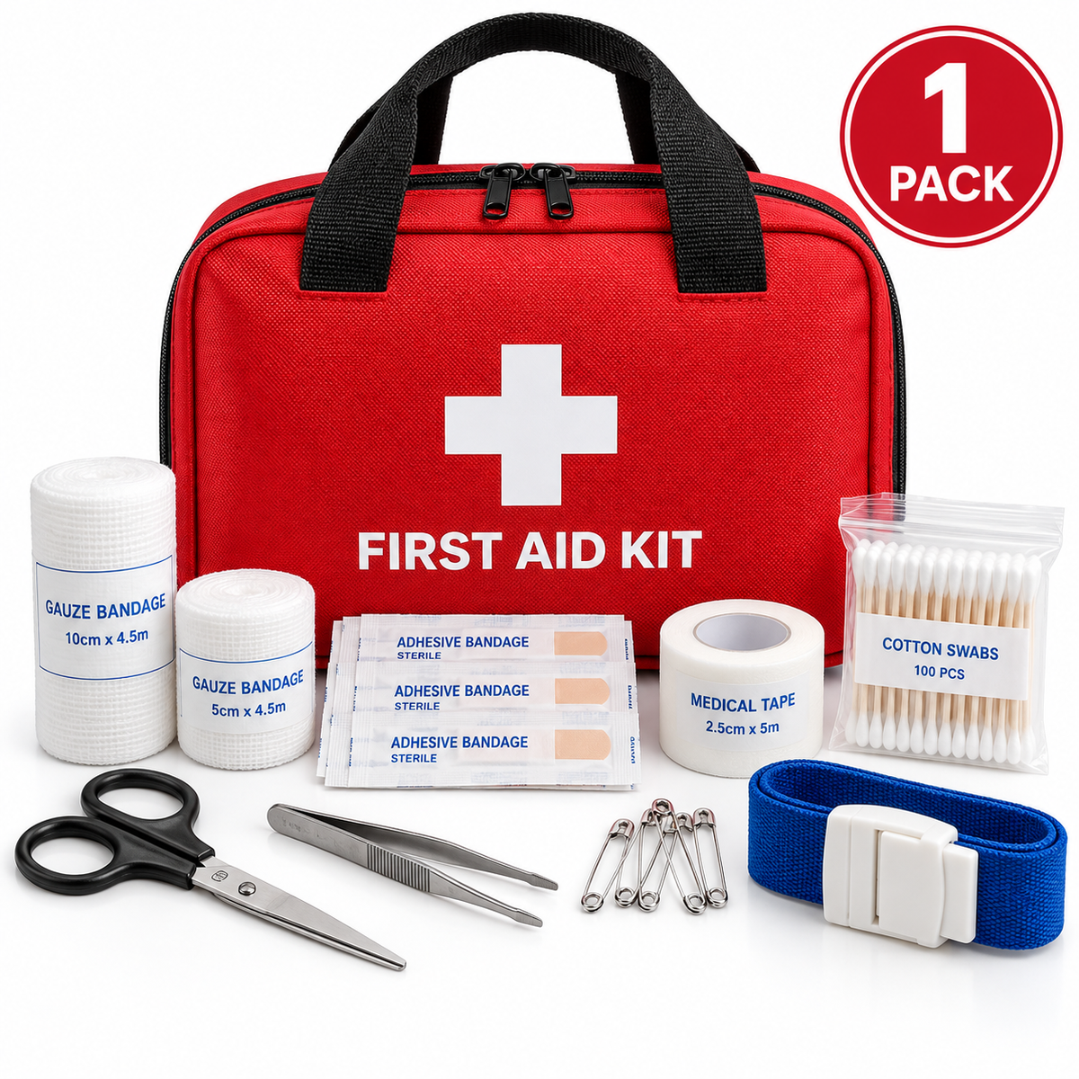 🩹 330 Piece Waterproof First Aid Kit | Emergency Survival Supply