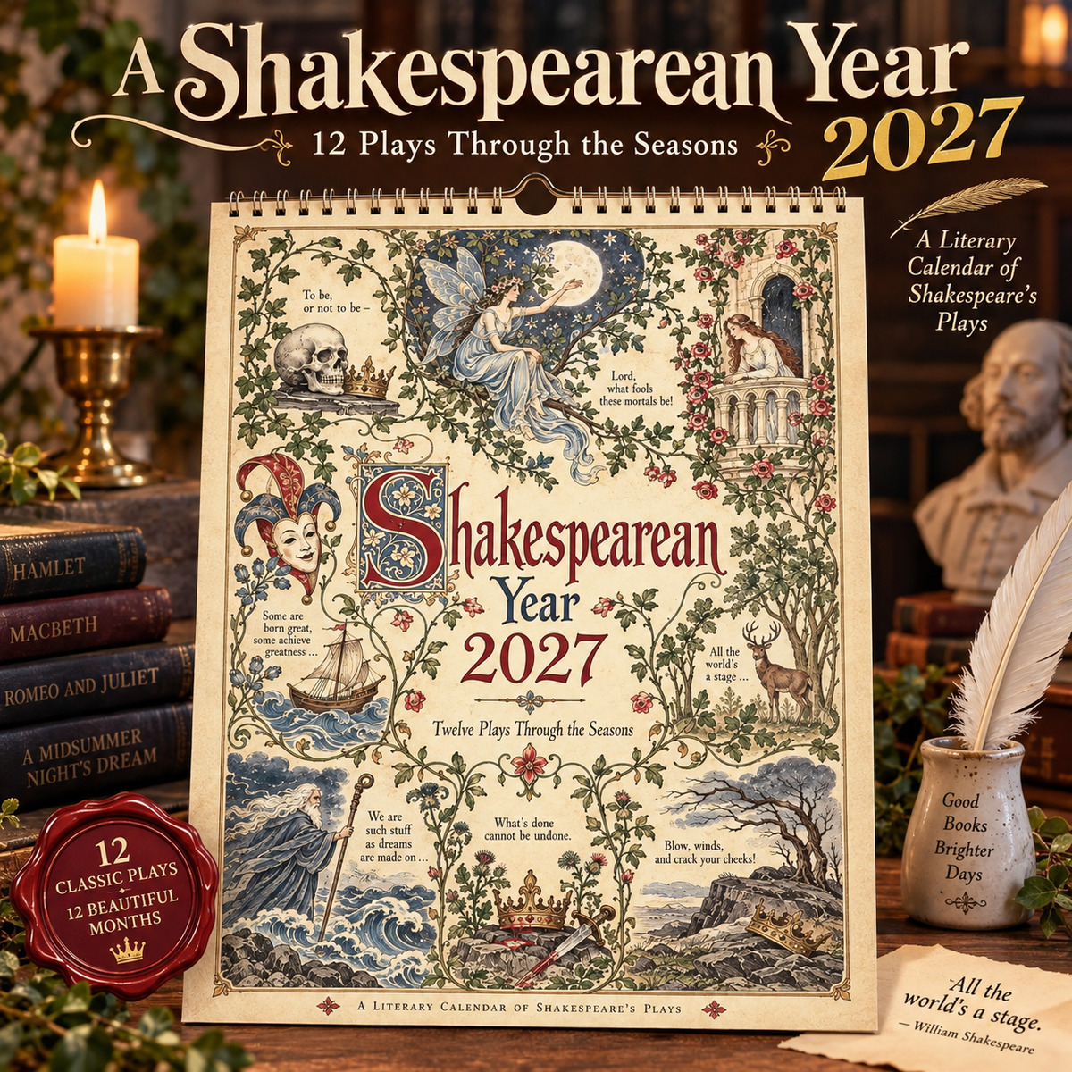 📚 A Shakespearean Year 2027 – 12 Plays Through the Seasons