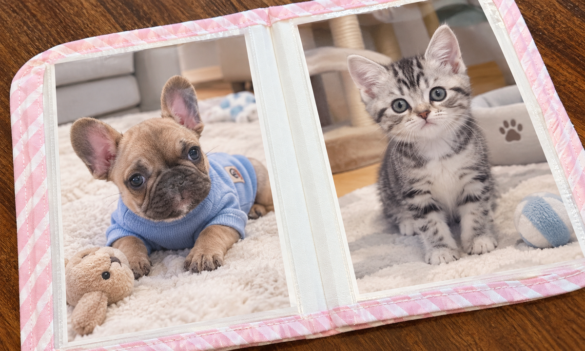 Memory Album for Baby & Furry Friends