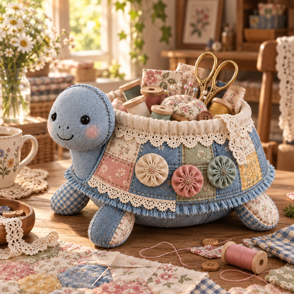 🧵DIY Patchwork Animal Sewing Basket Kit | Multiple Animal Styles