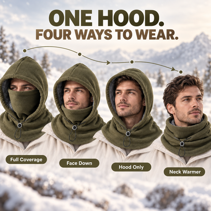 3-in-1 Cozy Fleece Winter Hood 🧣❄️ Full Face, Ear & Neck Coverage