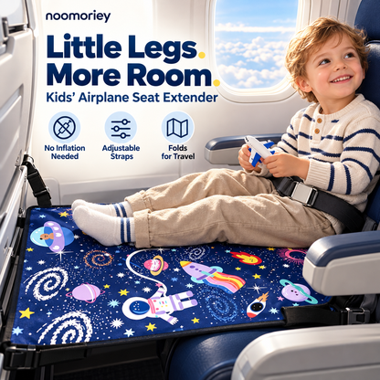 ✈️ Kids’ Airplane Seat Extender – Foldable Travel Leg Rest, No Inflation Needed 🚀