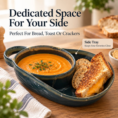 🥪 Cozy Soup & Sandwich Serving Bowl Plate Set for Easy Comfort Meals