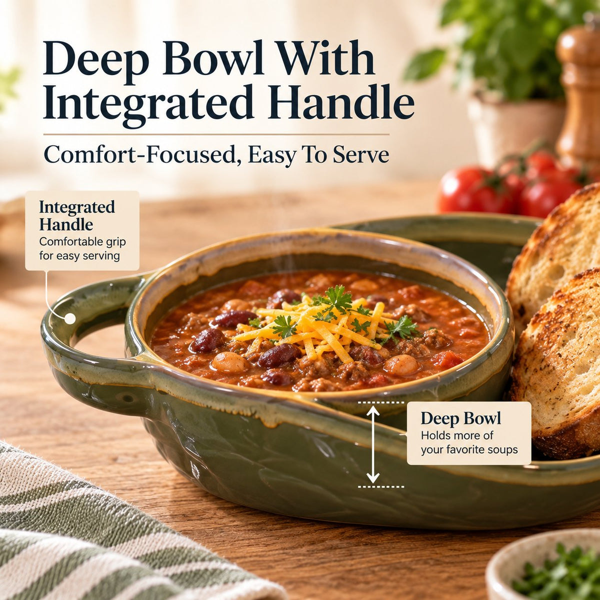 🥪 Cozy Soup & Sandwich Serving Bowl Plate Set for Easy Comfort Meals