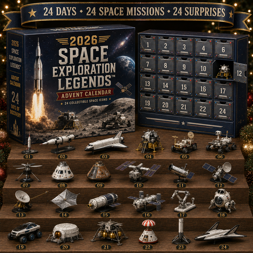🚀2026 Space Exploration Legends Advent Calendar – 24 Days of Space Missions, 24 Collectible Surprises