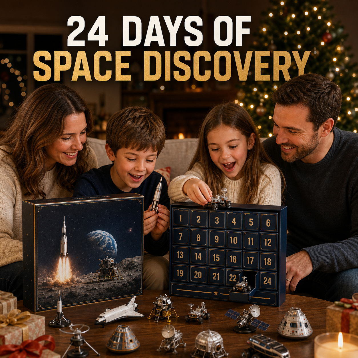 🚀2026 Space Exploration Legends Advent Calendar – 24 Days of Space Missions, 24 Collectible Surprises