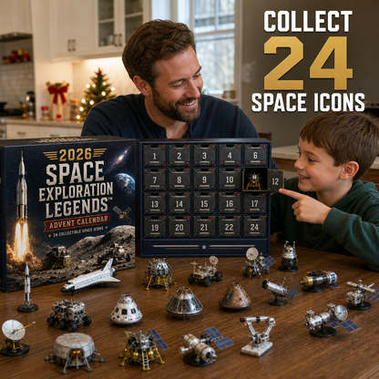 🚀2026 Space Exploration Legends Advent Calendar – 24 Days of Space Missions, 24 Collectible Surprises