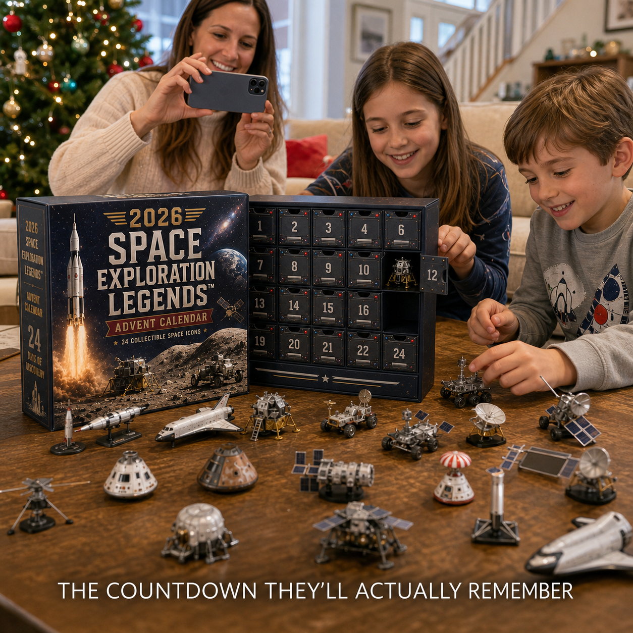 🚀2026 Space Exploration Legends Advent Calendar – 24 Days of Space Missions, 24 Collectible Surprises