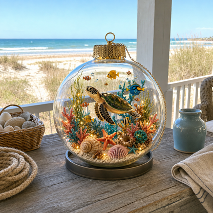 🌊✨ Bring the Ocean’s Glow Home – Magical Light-Up Sea Life Ornament